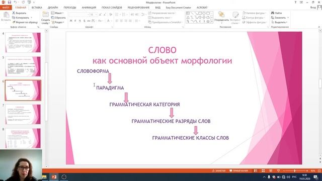 Морфология. Основные понятия морфологии. Т.В. Шемелева