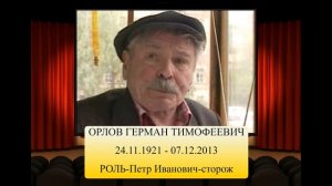 УШЕДШИЕ АКТЁРЫ ИЗ СЕРИАЛА УЛИЦЫ РАЗБИТЫХ ФОНАРЕЙ-1 (1997-1998)