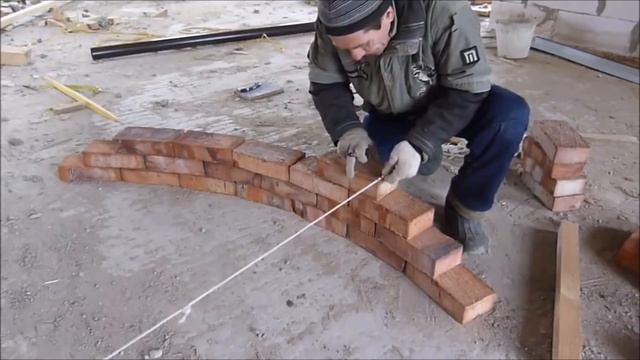 делаем кирпчные круглые строения...по нивку.. Не про газосиликат. смотреть онлайн