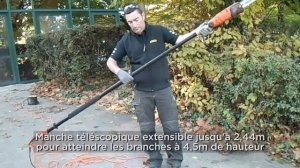 Elagueur sur perche 25 cm - 800 W PS7525 QS Black & Decker