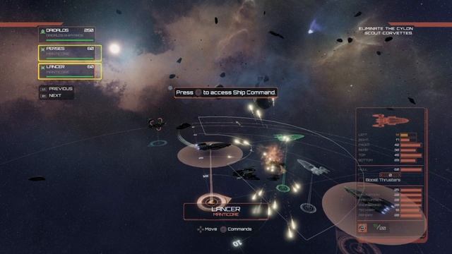 Battlestar Galactica Deadlock PS4 gameplay ( campaign )