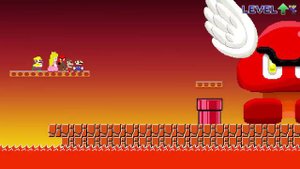 Level UP: Team Mario vs Giant Fire Paragoomba