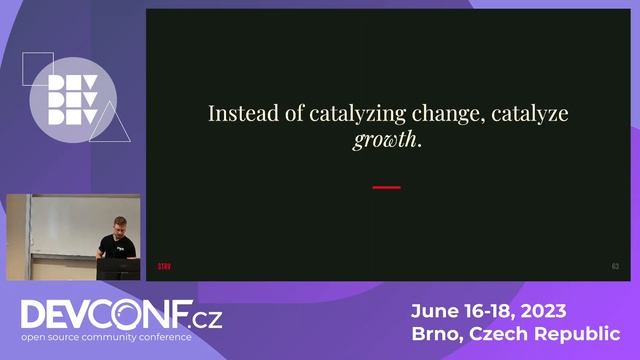 From Leading to Lagging How to Stay Relevant? - DevConf.CZ 2023 смотреть онлайн