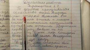 Проверяю рабочие тетради по русскому языку - 4 класс #5