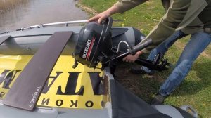 Адмирал 330CF НДНД + Suzuki 2.5. Первый спуск и обкатка.