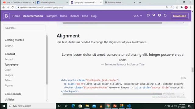 bootstrap 4 tutorial || Bootstrap 4 typography in Hindi, Urdu смотреть онлайн