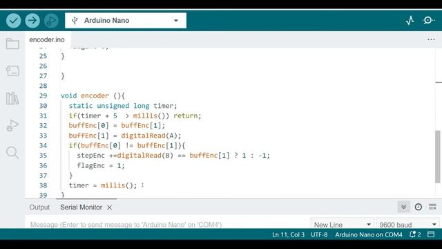 Урок №36. Подключаем энкодер к плате Arduino Nano в среде программирования Arduino Ide.