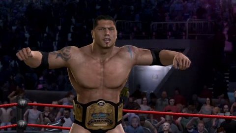 WWE SmackDown VS Raw 2008 PS3 - Carlito VS MVP VS Chris Masters VS Batista - Fatal 4-Way