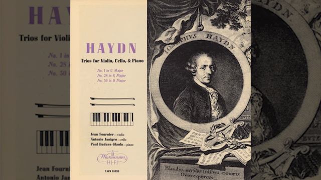 Haydn - Trios For Violin, Cello, & Piano [Full Album] 1957