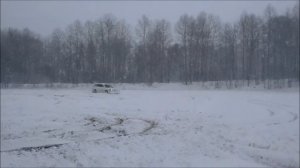 Субару  Валим боком по первому снегу  Зима 2015 2016