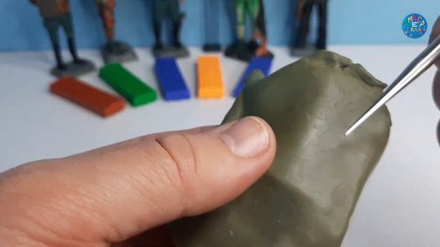 Лепка. Снайпер Василий Зайцев. Сталинградская битва. Пластилин. смотреть онлайн