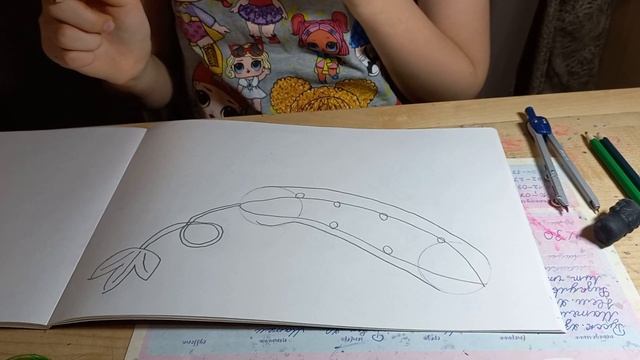 Рисуем огурчик вместе с Катюшей смотреть онлайн