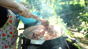 Азербайджанская Кухня Долма три сестры на садже |Жизнь в деревне