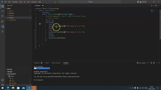 Java Tutorial for beginners: Switch case statement || #java #codding #beginners