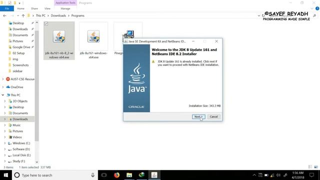 JAVA & NetBeans IDE 8 2 Installation & Set Path Variable Bangla