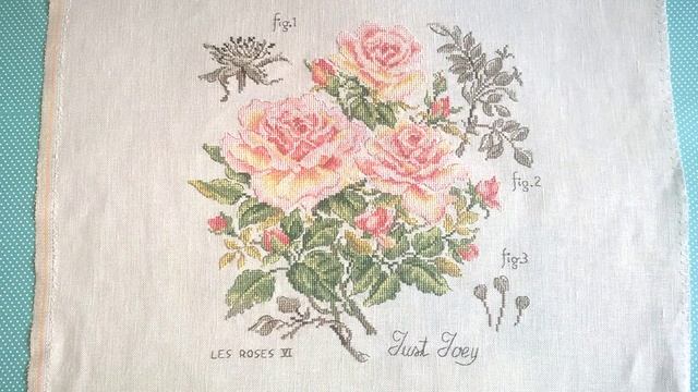 Роза - готовая работа. Сравниваю розы из ботанической серии с розами по авторским схемам смотреть онлайн