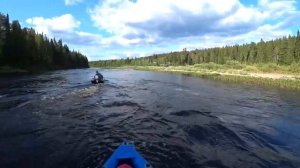 река Унья (Коми) 4ч _ По ходу это поворот обратно