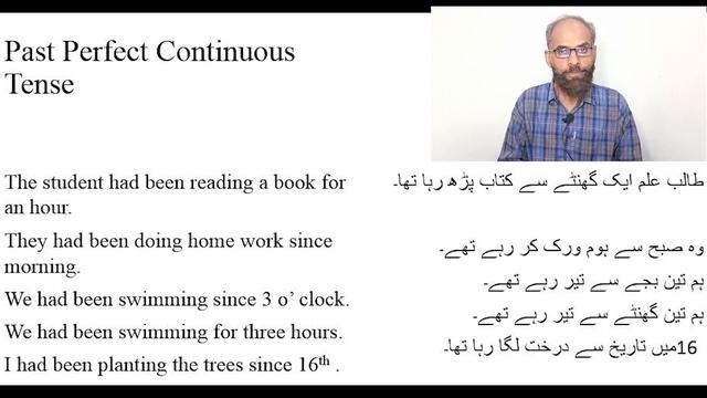 Past Perfect Continuous Tense Lecture 12 | TENSES | смотреть онлайн