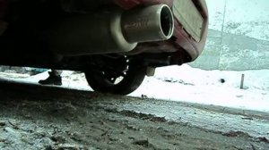 Звук равнодлинного выпускного коллектора Subaru impreza Sti Genome