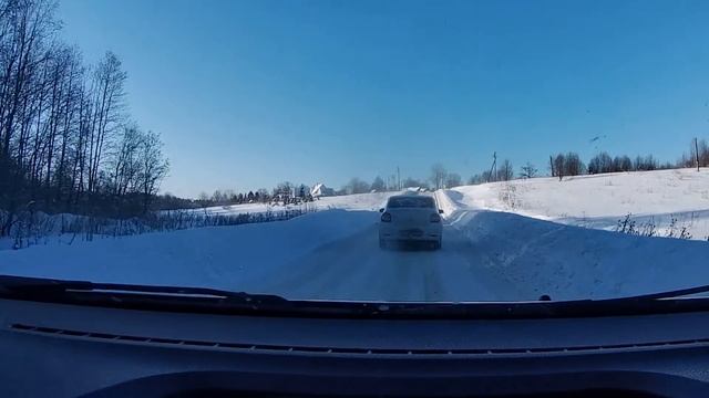едем из Фряново в Бартеньки к бобрам