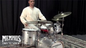 Canopus RFM Standard Maple Drum Set - Silver Sparkle