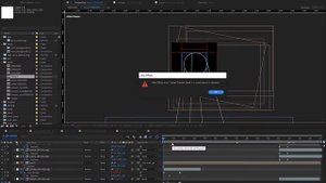 After Effects error: Cached Preview needs 2 or more frames to playback