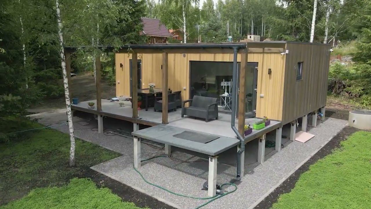 Обзор модульного дома 45 кв.м. смотреть онлайн