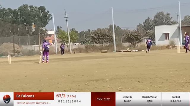 Live Cricket Match | 6e Falcons vs 6E Western Warriors | 09-Mar-22 09:10 AM 20 overs | IndiGo Fligh