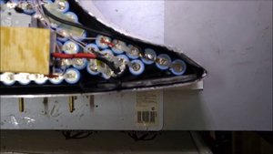 Сборка АКБ в раму двухподвес-а 60V19А 1140W/h