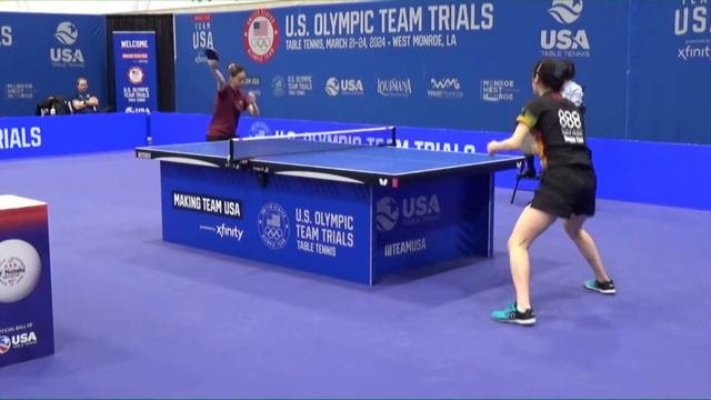 2024 U.S. Olympic Team Trials - Table Tennis: Day 2 Session 1