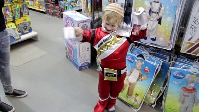 Магазин игрушек - Костюм могучего рейнджера. Могучий красный рейнджер смотреть онлайн