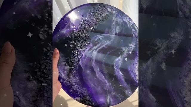 Картина эпоксидной смолой / Resin Art / Video presentation. смотреть онлайн