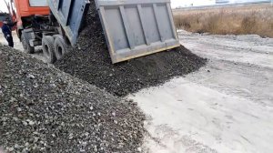 Щебень гранитный с отсевом.  Разная фракция