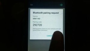 How to pair cellphone with MM114D-W headunit via bluetooth