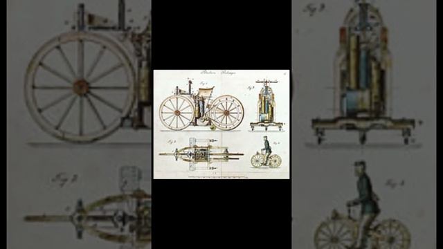 The World's First Motorcycle - " The Daimler Reitwagen "..😍