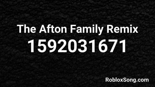 The Afton Family Remix Roblox ID - Roblox Music Code смотреть онлайн