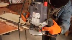 Резка радиуса фрезером