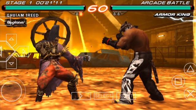 Tekken 7 YOSHIMITSU vs ARMOR KING Android mobile gameplay смотреть онлайн