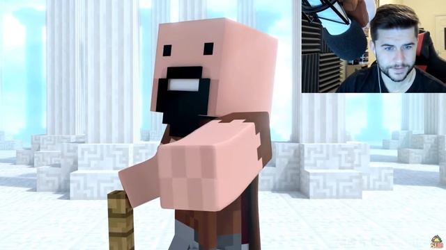 CRAZY! Zombie Villager Scout Reacting To ANNOYING VILLAGERS 18 Minecraft Animation смотреть онлайн