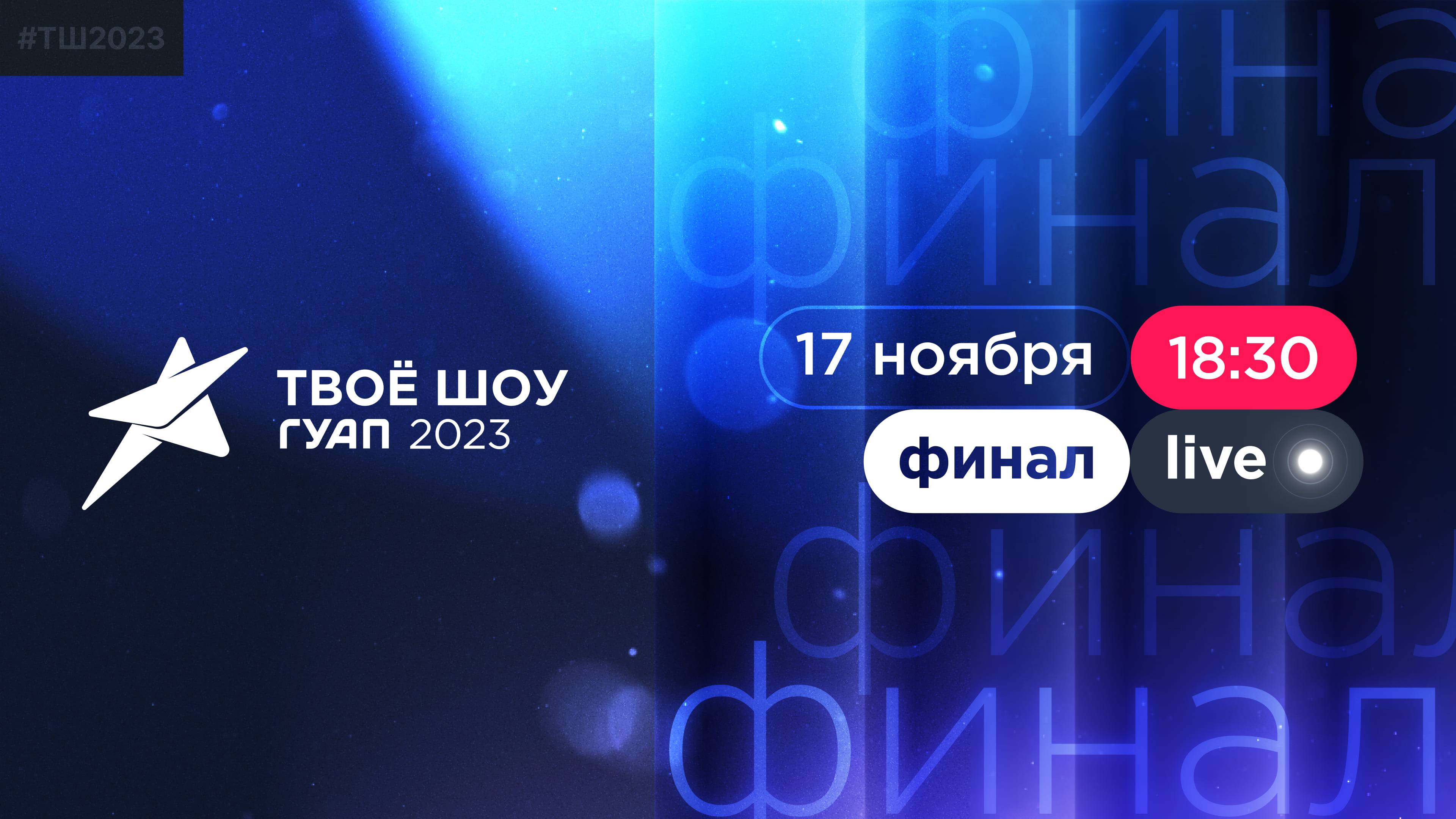 Финал конкурса «Твоё шоу ГУАП» — 2023