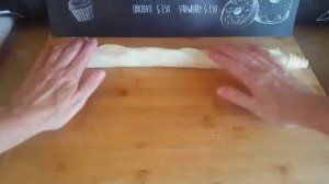 Рулет-косичка из слоенного теста  с шоколадом!Дети останутся в восторге!