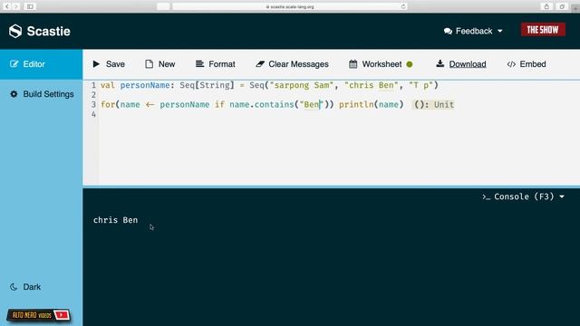 For Comprehension And For Loops In Scala | How Does Yield Work? | Scala Tutorial For Beginners 2020