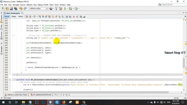 Delete data from table user in MySQL with java V12 смотреть онлайн