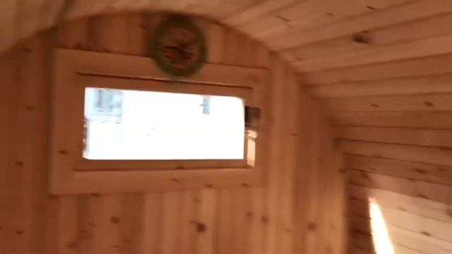 6-ти метровая баня бочка с боковым входом смотреть онлайн