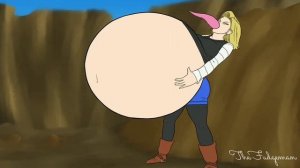 Android 18 vore animation