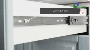 студия ДаринаКухни.рф -  кухня в стиле Прованс прямая, модель ПАРМА в цвете Бриз
