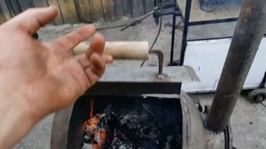 мангал из фляги !