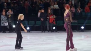 Совместный кантилевер Александра Трусова Александр Плющенко Юбилей Евгения Плющенко Санкт-Петербург