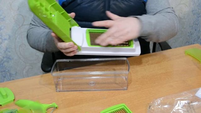 Овощерезка Найсер Дайсер Плюс Nicer Dicer Plus смотреть онлайн