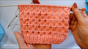 РЕЛЬЕФНЫЙ УЗОР СПИЦАМИ 155 Вязание Узоры спицами
